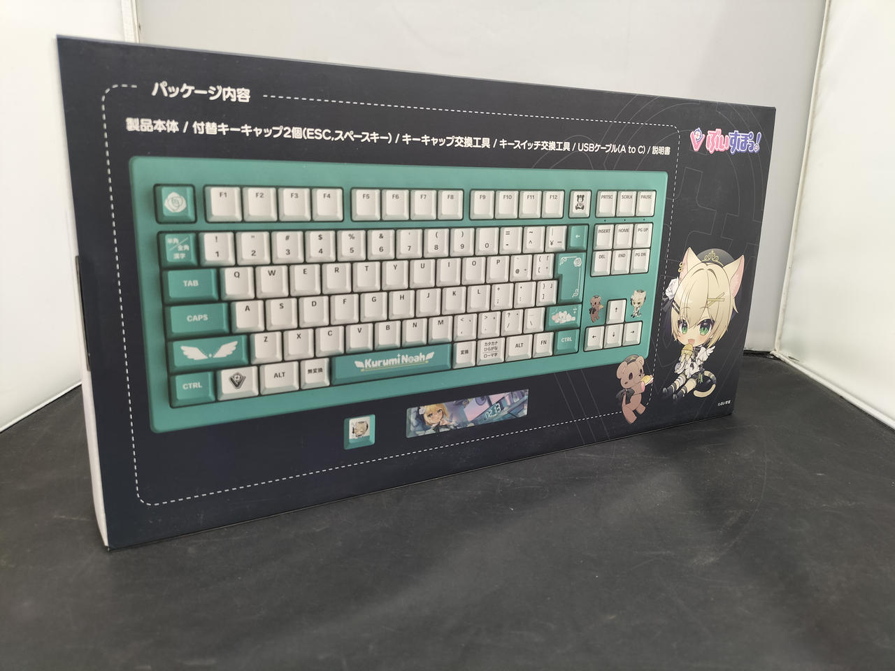 VSPO!GEAR|ゲーミングキーボード ぶいすぽっ!胡桃のあEDITION|【ハード
