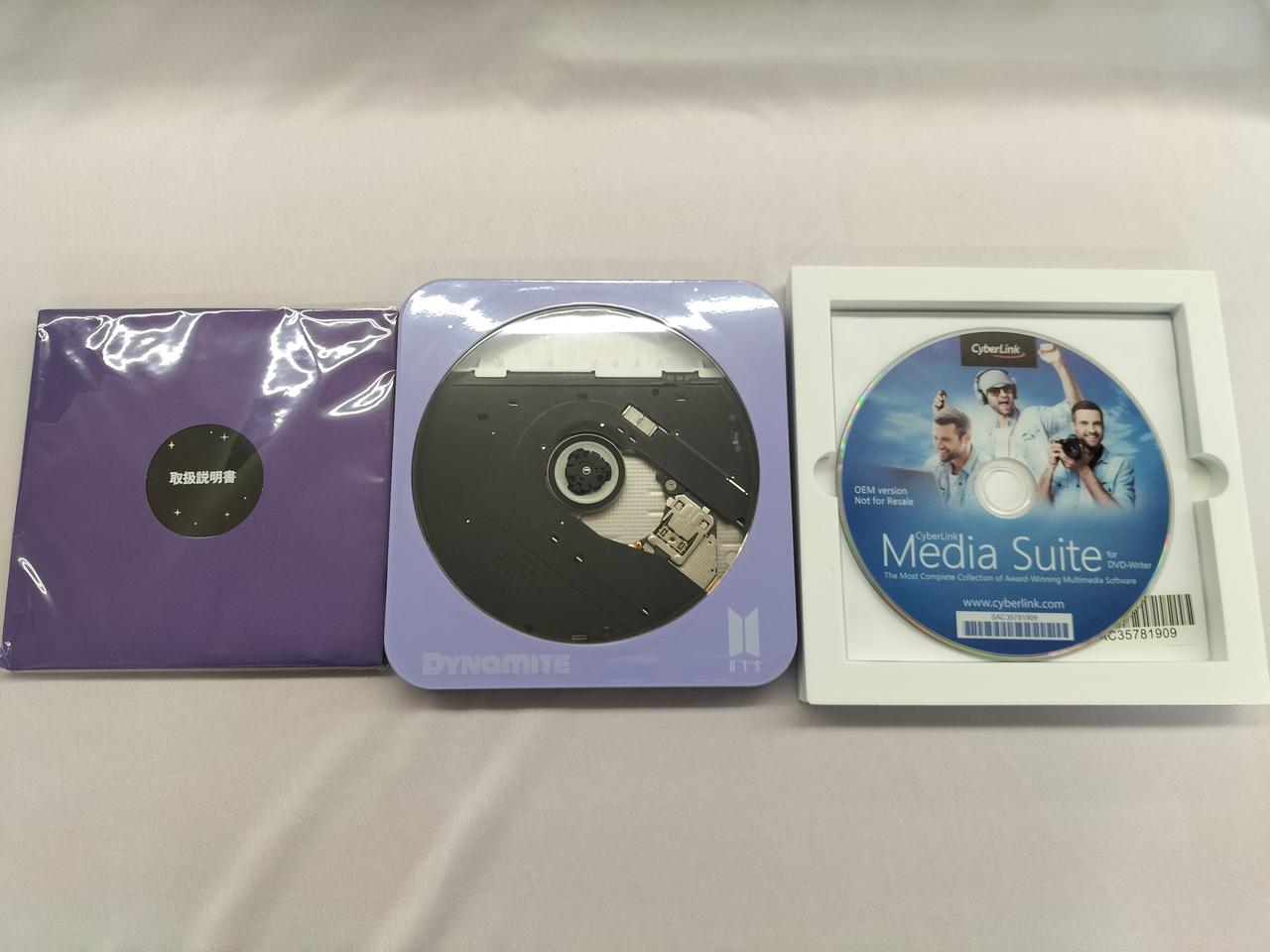 日立LGデータストレージ|BTS DYNAMITE ポータブルDVDドライブ|【ハード