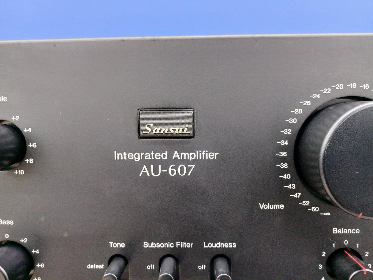 SANSUI プリメインアンプ AU-607 スピーカー出力確認済 SANSUI