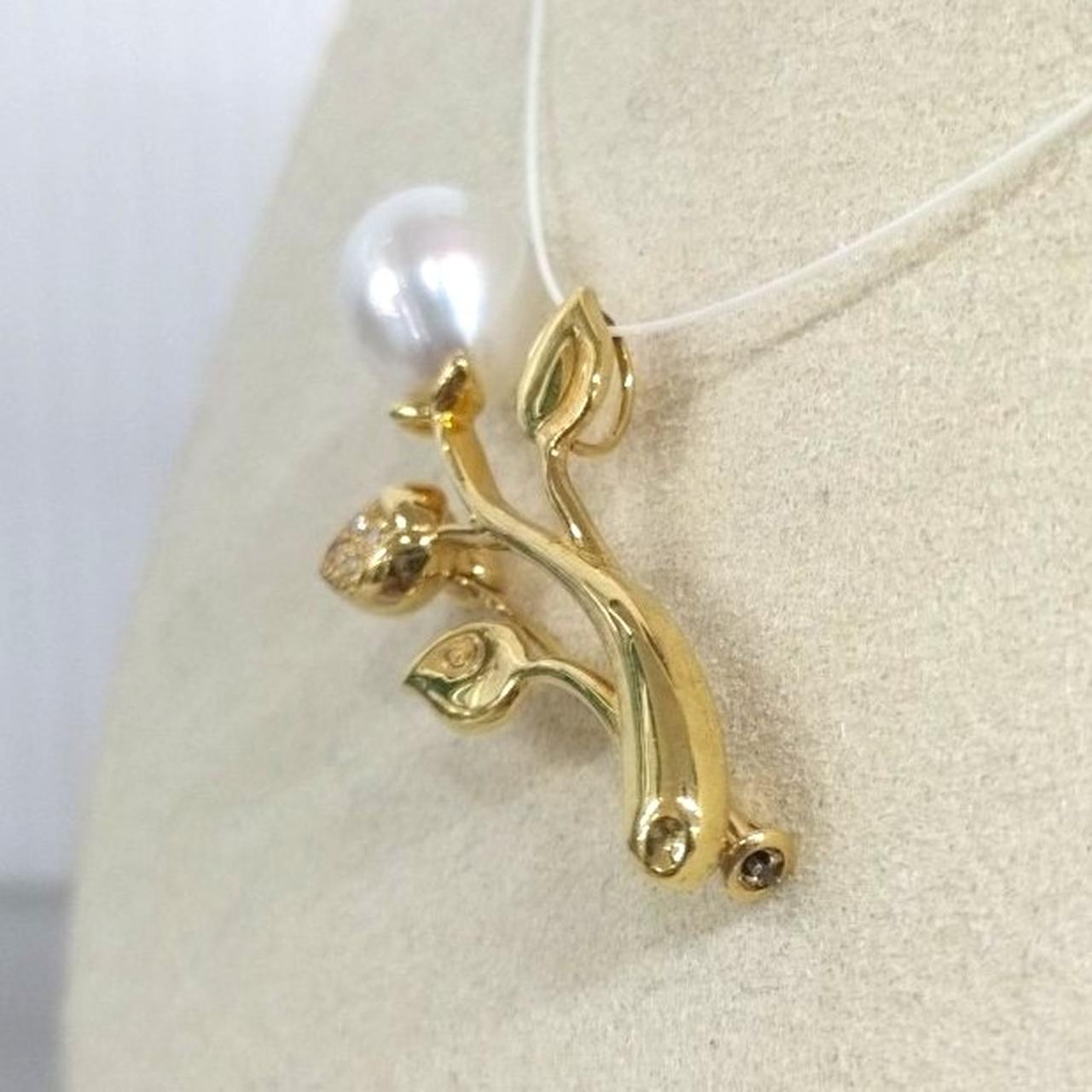 宝石付きペンダントトップ|K18ブローチ|【ハードオフ公式通販】オフ