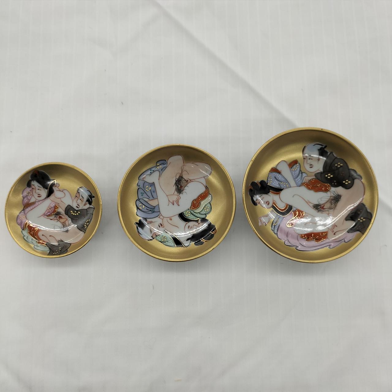 九谷焼|春画 盃セット|【ハードオフ公式通販】オフモール|2031660000112595