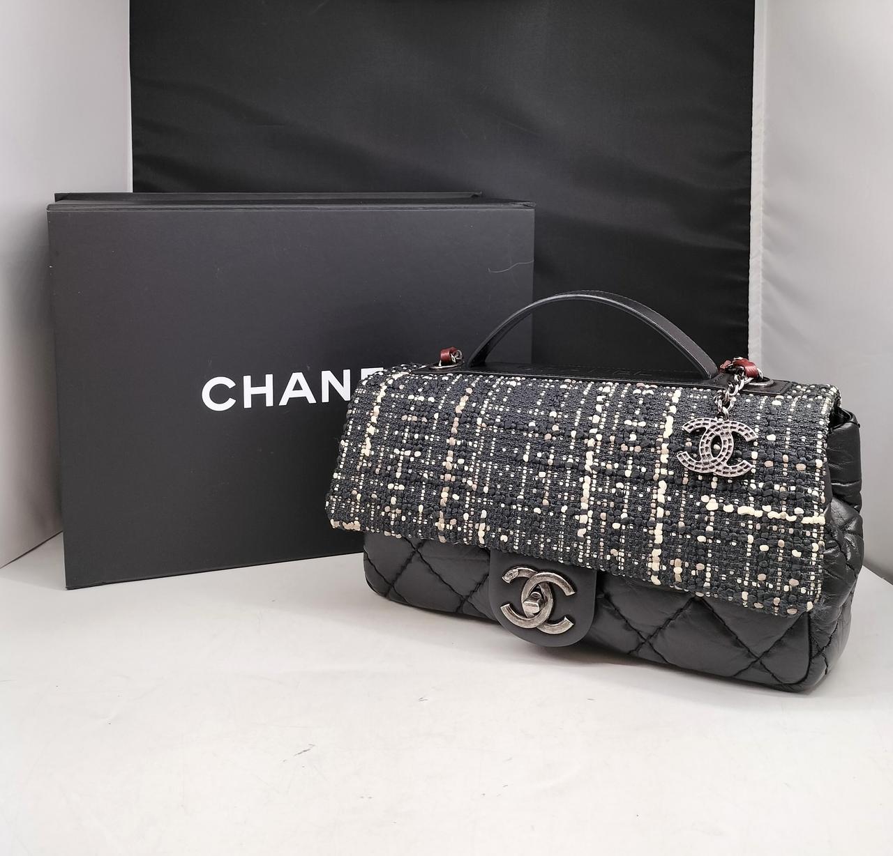 CHANEL|シャネル マトラッセ ツイード 2way ショルダーバッグ|【ハード