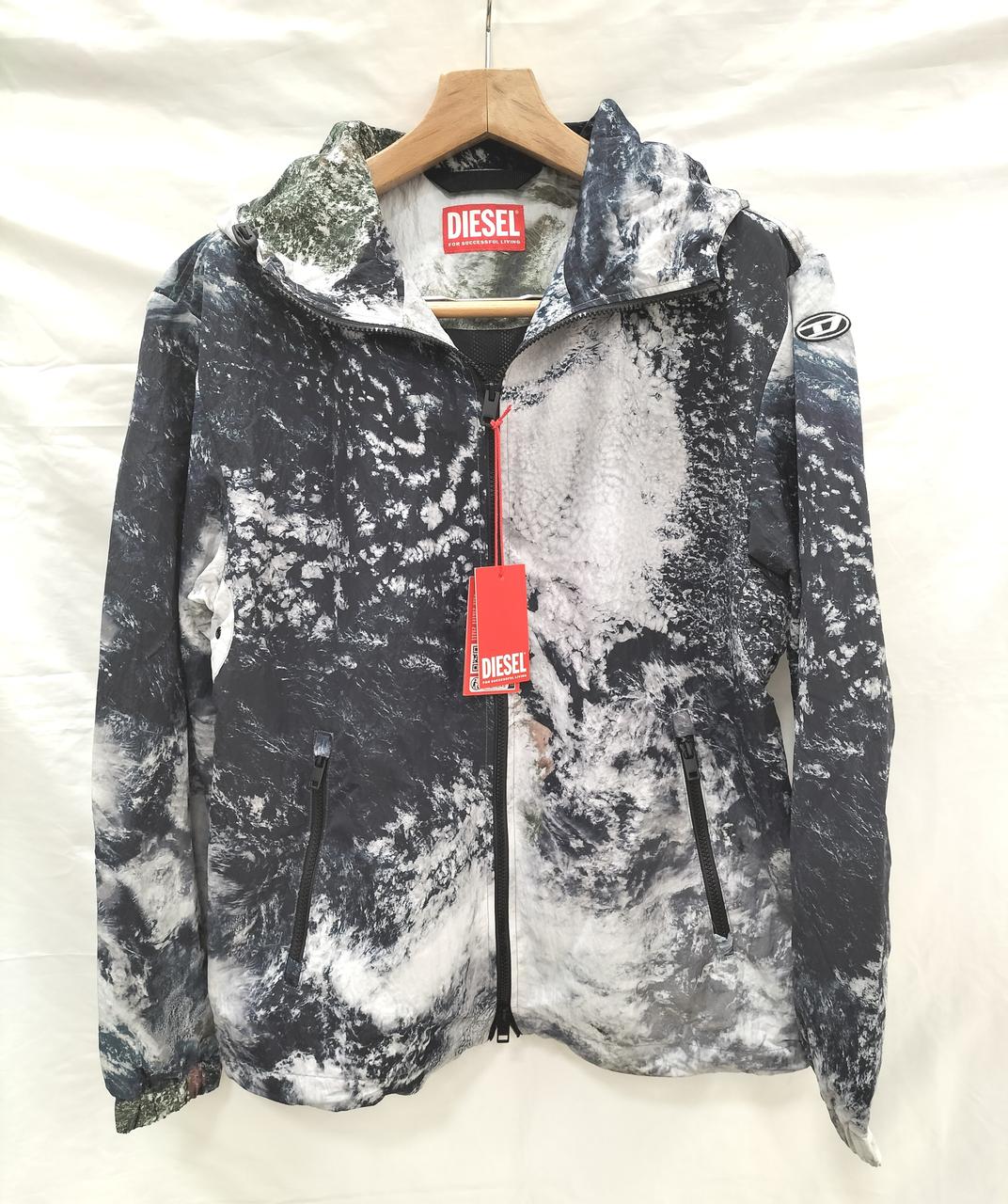 ディーゼル(DIESEL)|J-WARRETT プリントナイロンジャケット|【ハード