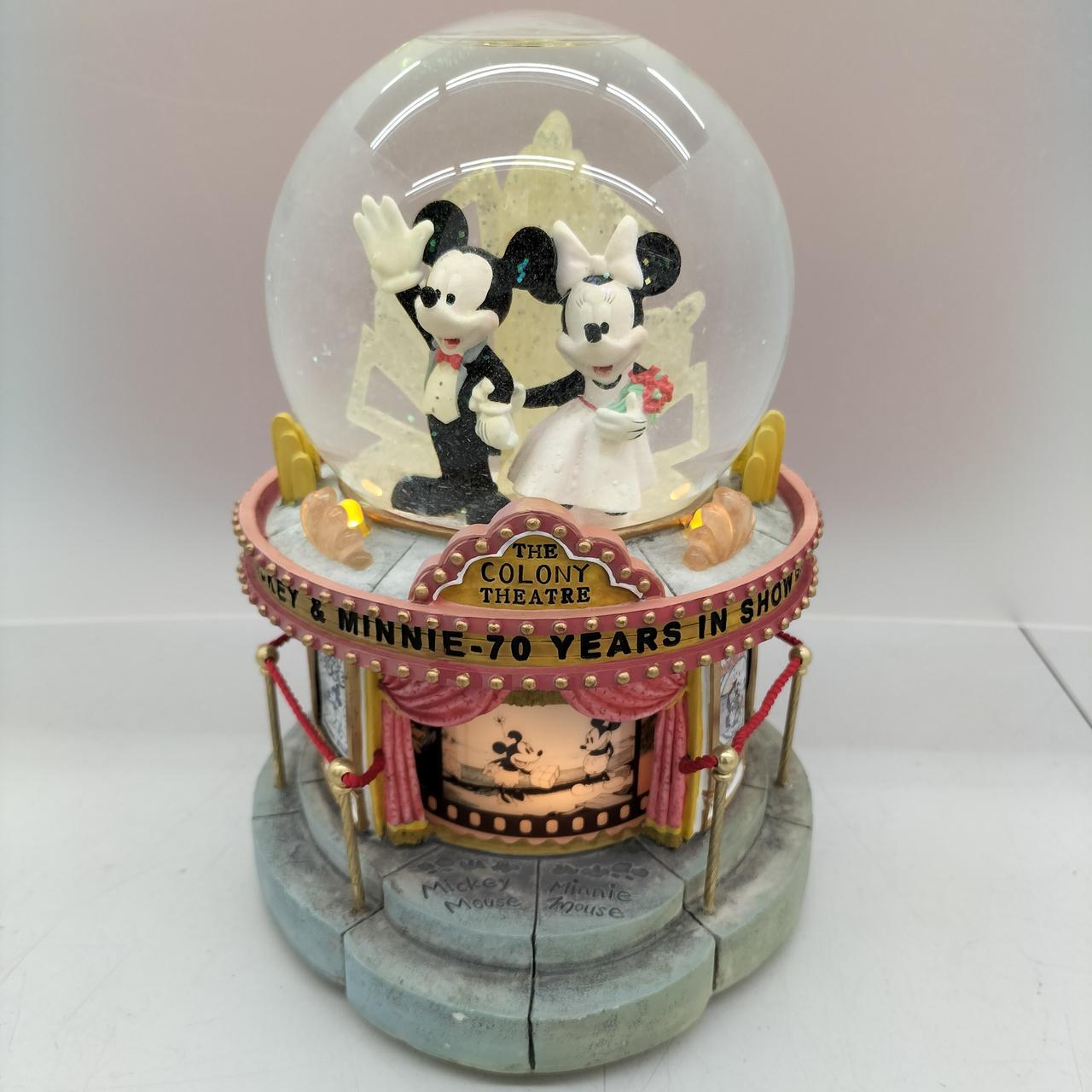 d*7様 Disney ディズニー ミッキー スノードーム オルゴール d*7様