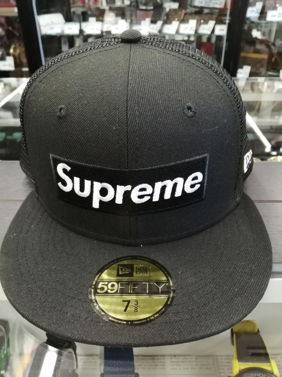NEW ERA×SUPREME|メッシュキャップ 黒|【ハードオフ公式通販】オフ