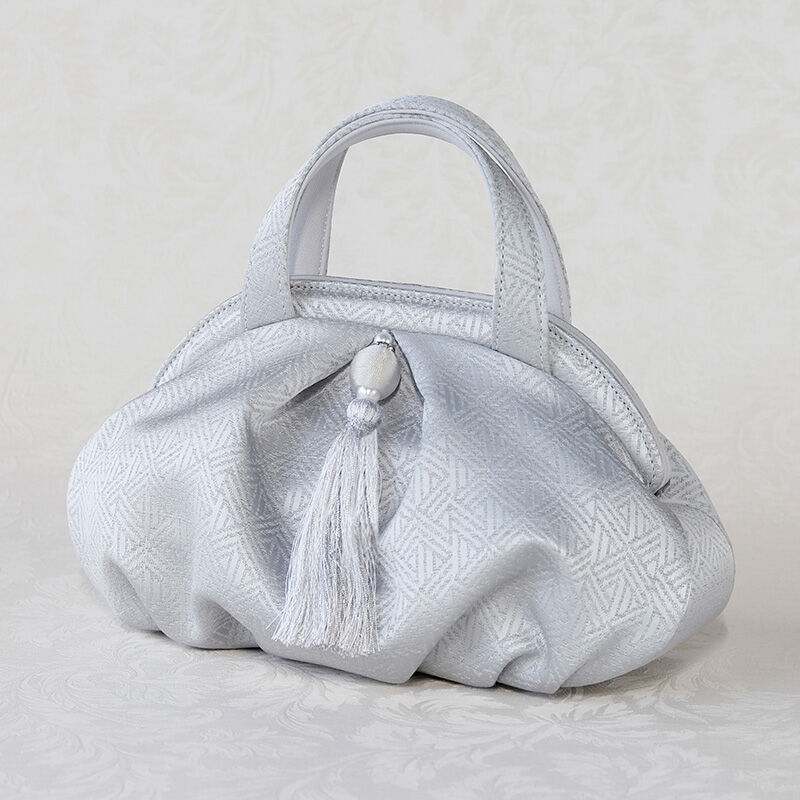 IWASA きものすなお×岩佐 タッセル ハンドバッグ 銀鈴 GINRIN IWASA