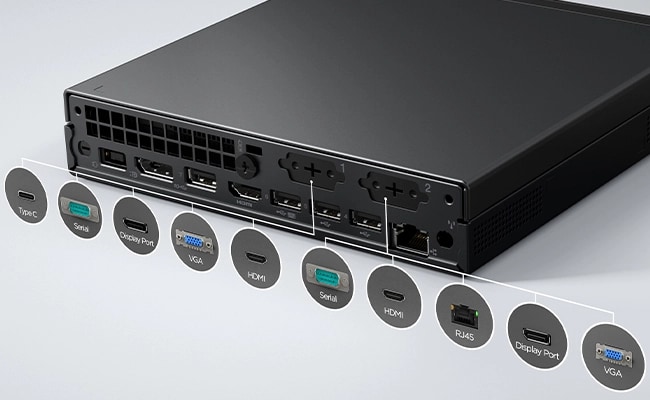 ThinkCentre M75q Tiny Gen 5(AMD) | コンパクトな筐体にデスクトップ