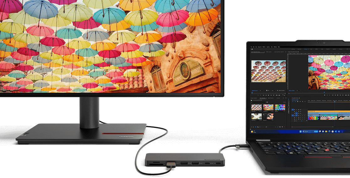 Lenovo USB Type-C スリム トラベルドック | 4X11N40212 | レノボ