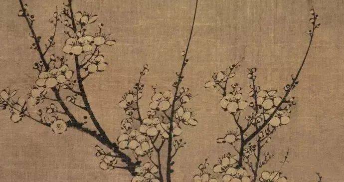 掛軸-1708 元 王冕 南枝春早図 二玄社 印刷工芸作品 中国書画 二玄社