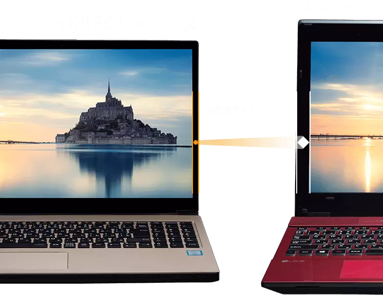 2017年秋冬モデル LAVIE Noto NEXT NX850/750/550 JAシリーズ（ノート