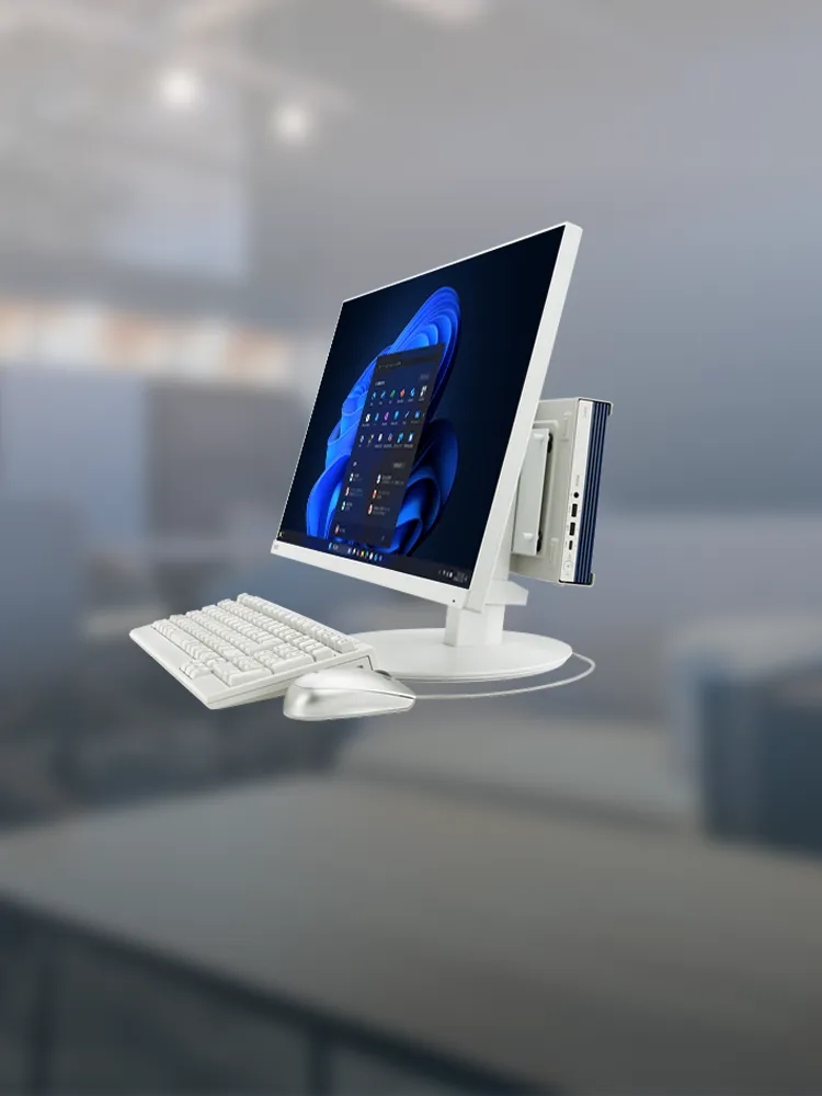 パソコン デスクトップ Gateway、18.5型ワイド液晶内蔵のボード型デスクトップPC「ZX Series