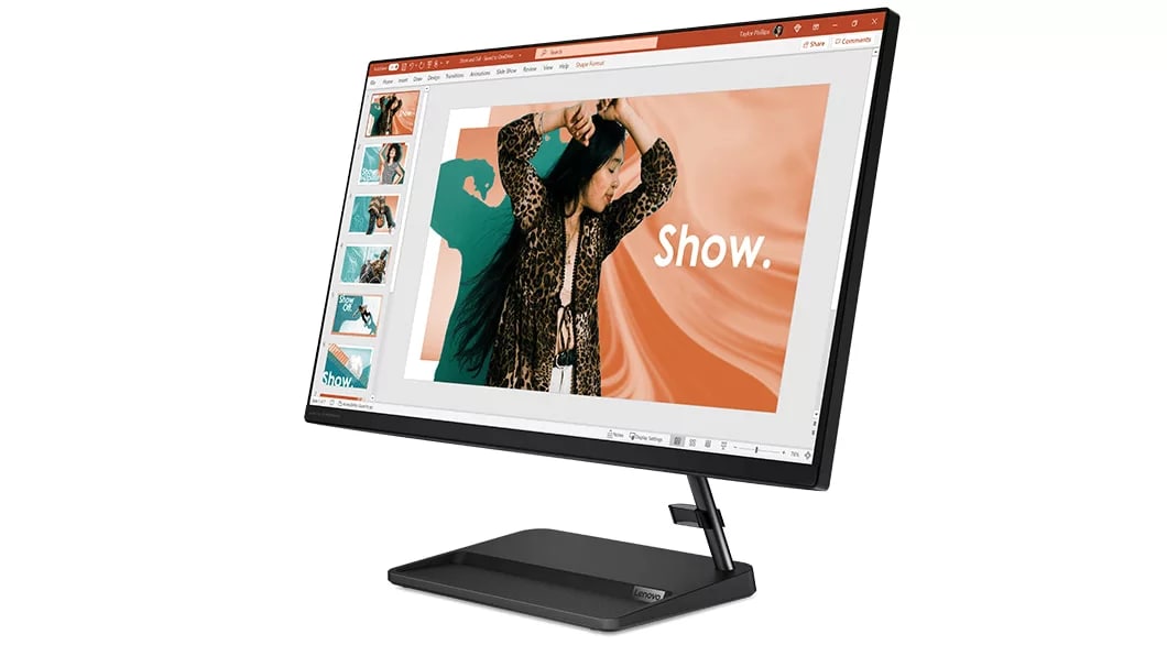 Windowsデスクトップ Lenovo C470 PC Intel Celeron レノボ、奥行き50