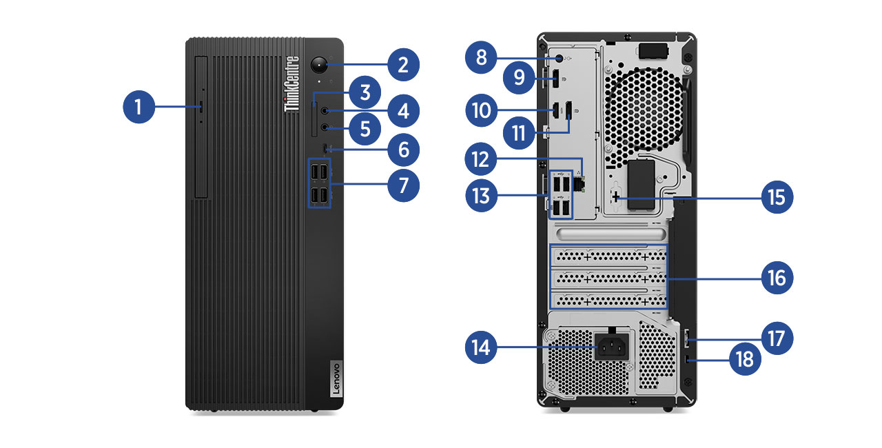 ThinkCentre M75t Tower Gen 5(AMD) | 現代のビジネスニーズに対応する