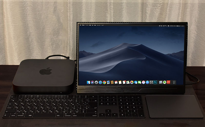 レビュー 4K HDR 15.6インチ モバイルモニター cocopar2019 NTSC72