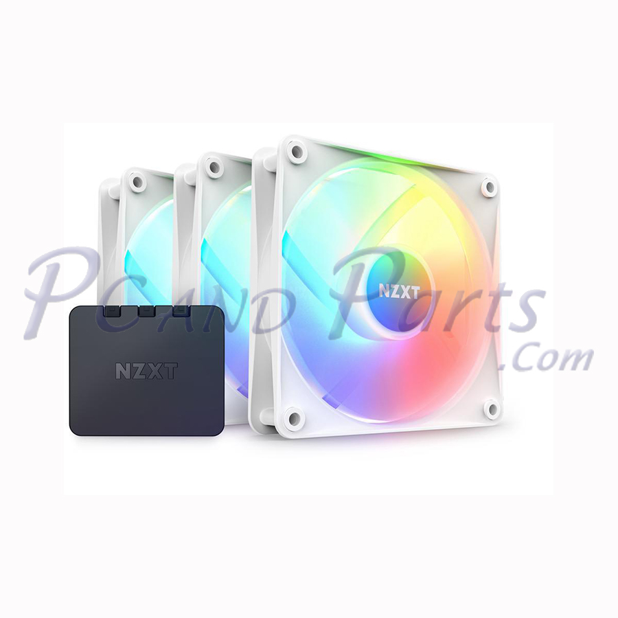 NZXT F120 RGB Core Triple Pack White |