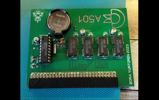 512K Trapdoor memory expansion and Real Time Clock for Amiga 500