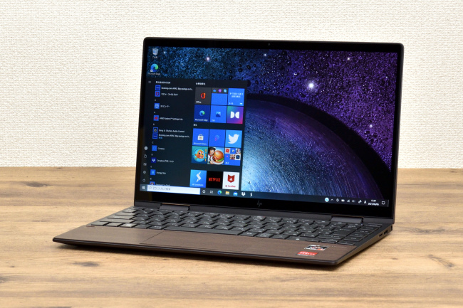 HP ENVY x360 13-ay (Wood Edition) レビュー：天然木のパームレストが