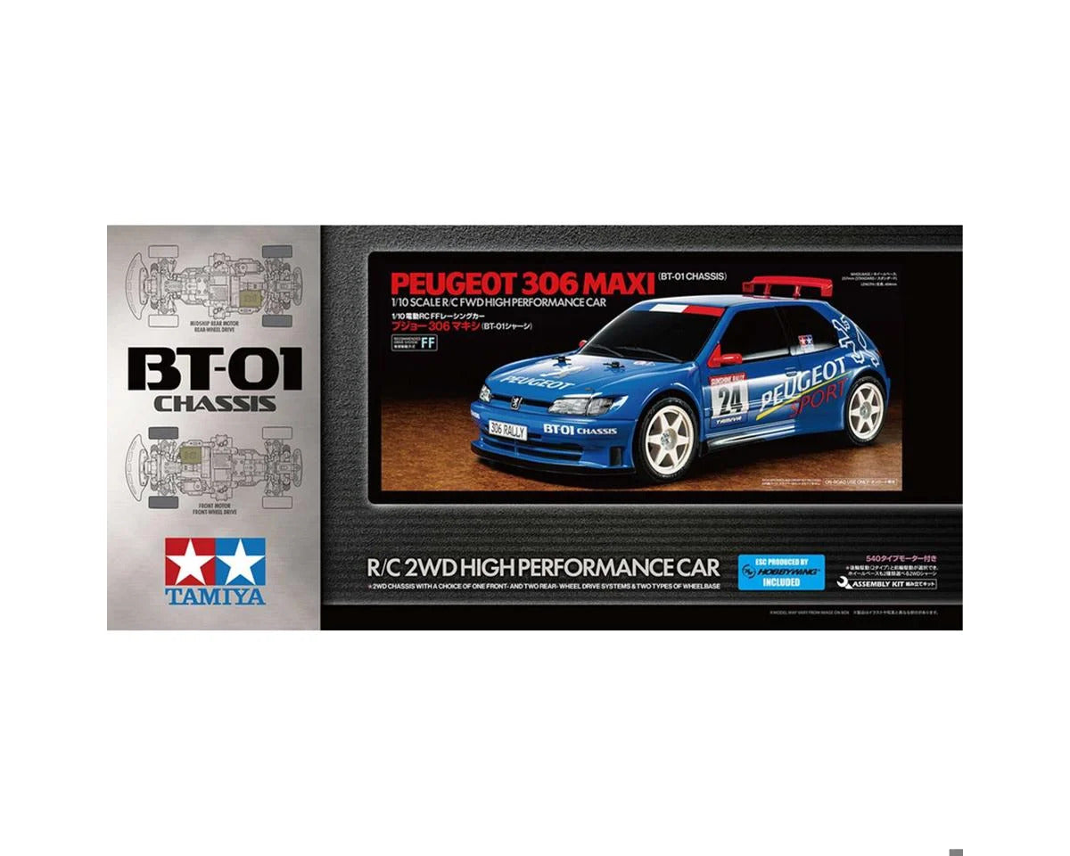 Tamiya Peugeot 306 Maxi 1/10 2WD Electric Touring Car Kit (BT-01)