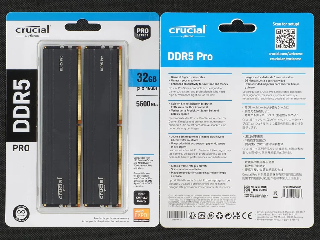Crucial Pro DDR5-5600 2x16GB Memory Kit Review