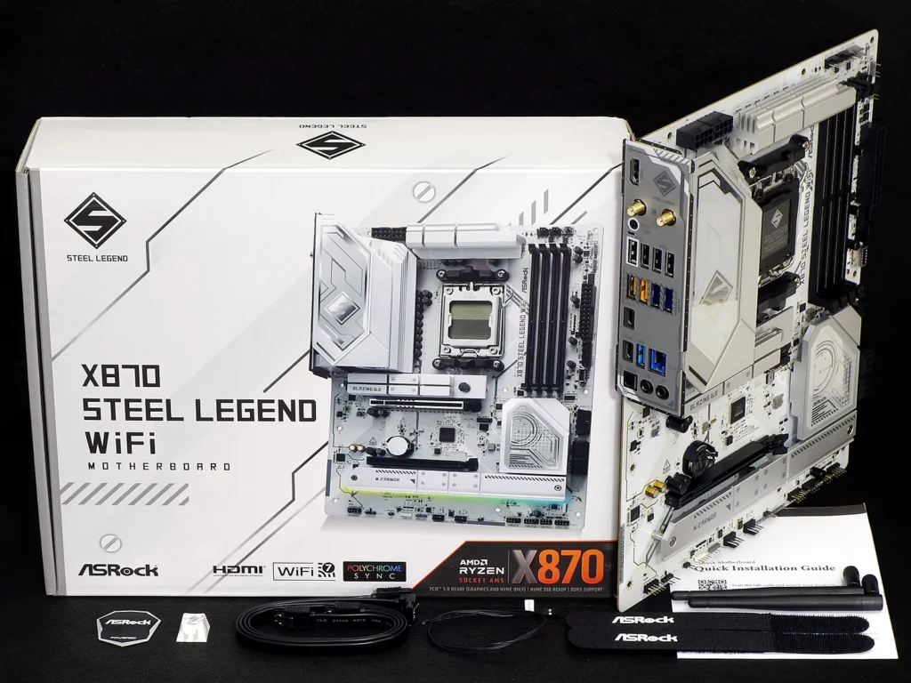 ASRock X870 Steel Legend WiFi ATX Motherboard Review