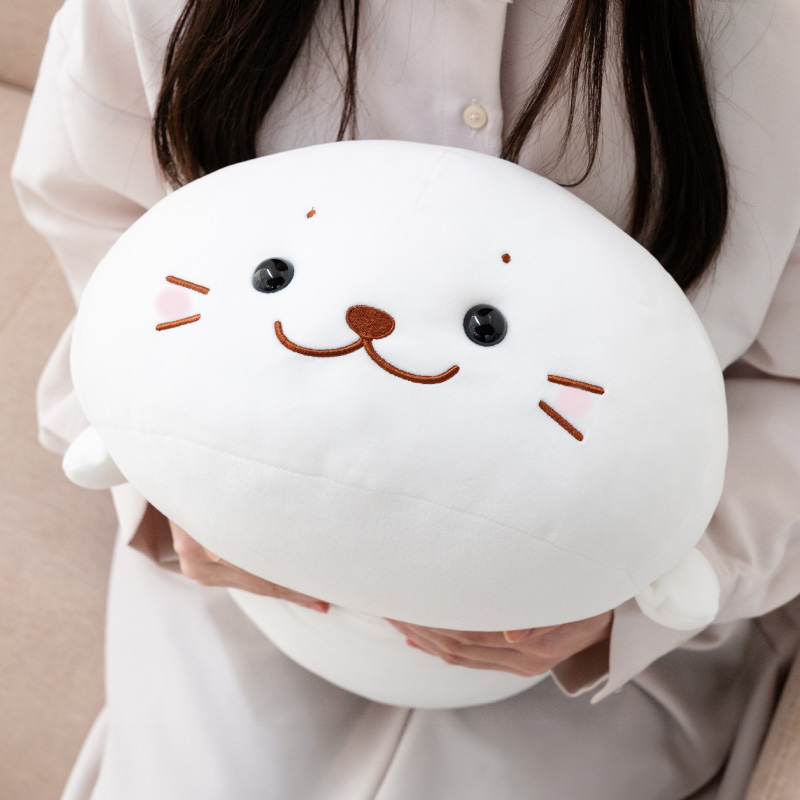 しろたん ふわもち抱き枕 小 55cm ぬいぐるみ / Mother garden