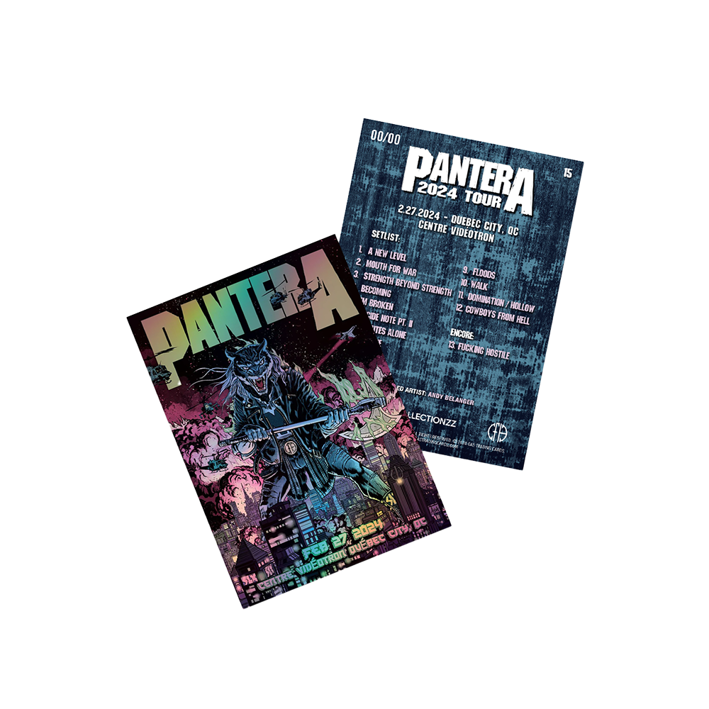 Pantera 2024 Tour Foil Trading Card Set - Pantera Official Store