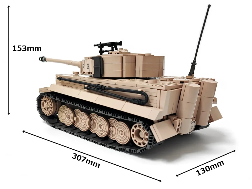 VI号戦車ティーガーⅠ後期型 - パンツァーブロックス PANZER BLOCKS