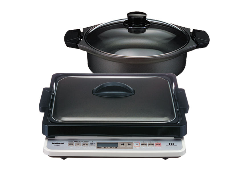 概要 IH調理器（なべ＆平面プレートつきタイプ） KZ-PD1 | IH調理器