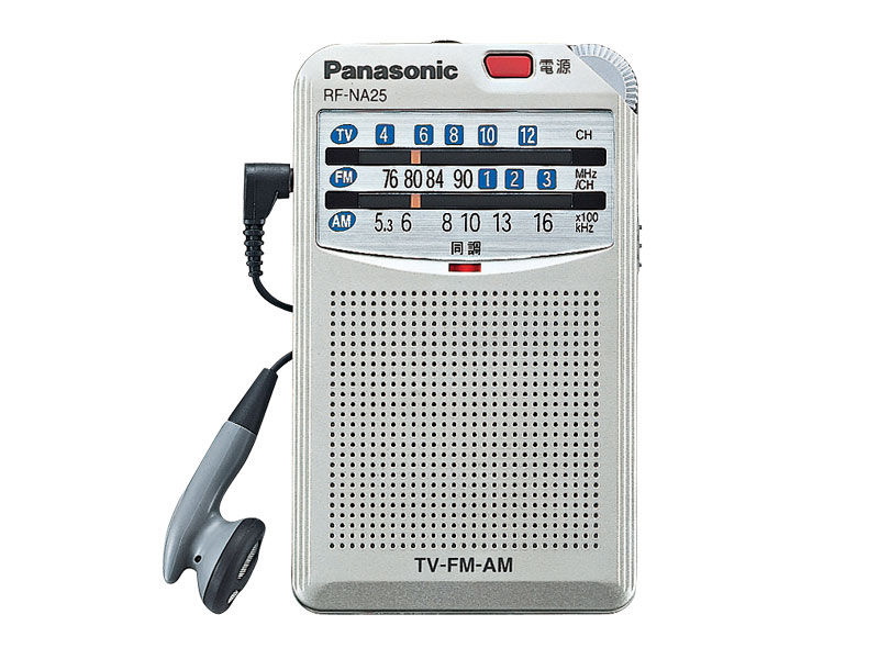 概要 TV（音声1～12ch）／FM／AM 3バンド通勤ラジオ RF