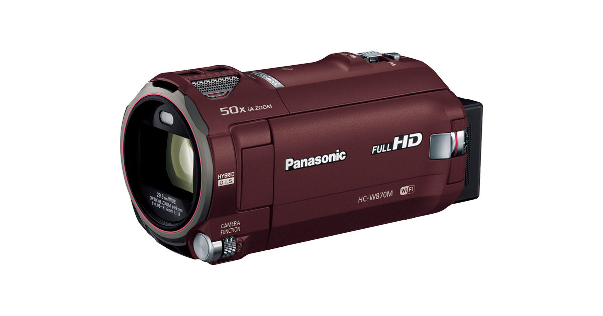 概要 デジタルハイビジョンビデオカメラ HC-W870M | デジタルビデオ