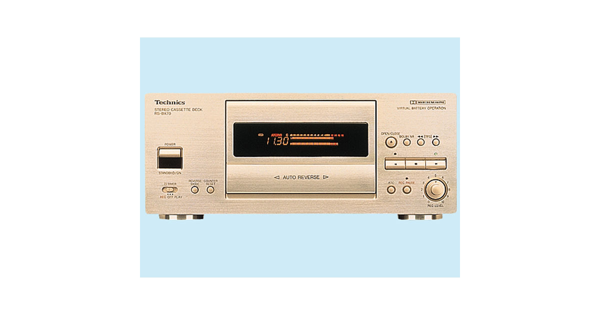 概要 カセットデッキ RS-BX70 | ミニコンポ／スピーカーシステム