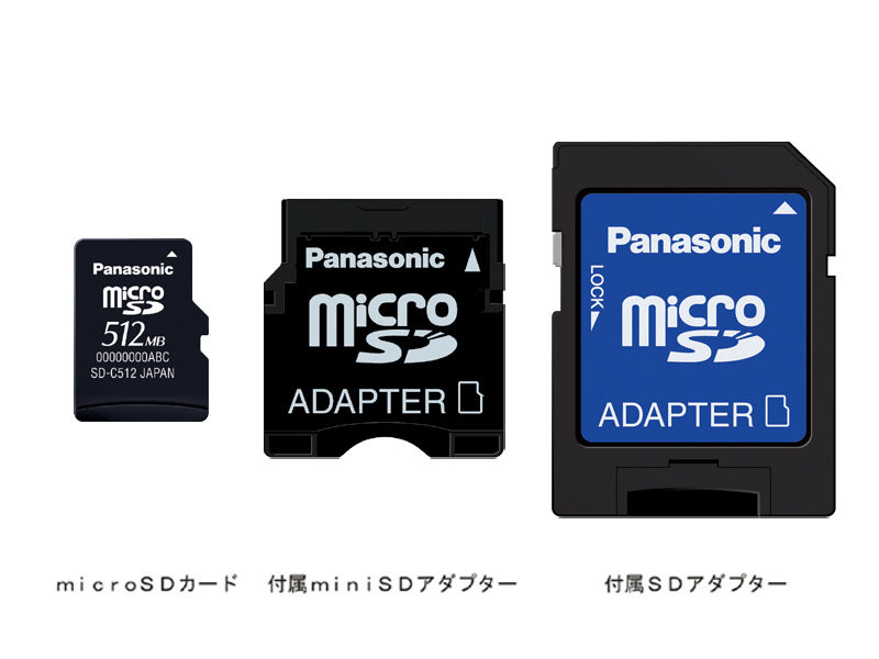 概要 512MB microSDカード RP-SM512BJ1K | アクセサリー