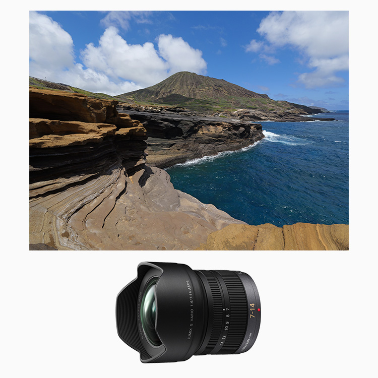 概要 デジタル一眼カメラ用交換レンズ H-F007014 | LUMIX（ルミックス