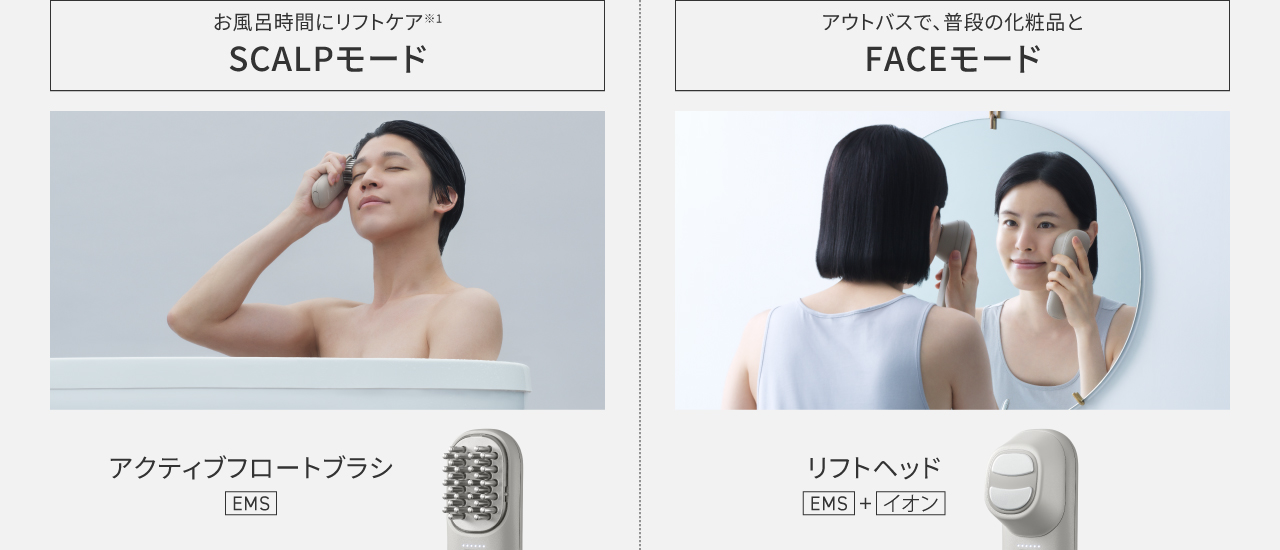 概要 リフトケア美顔器 バイタリフト ブラシ EH-SP60 | フェイスケア