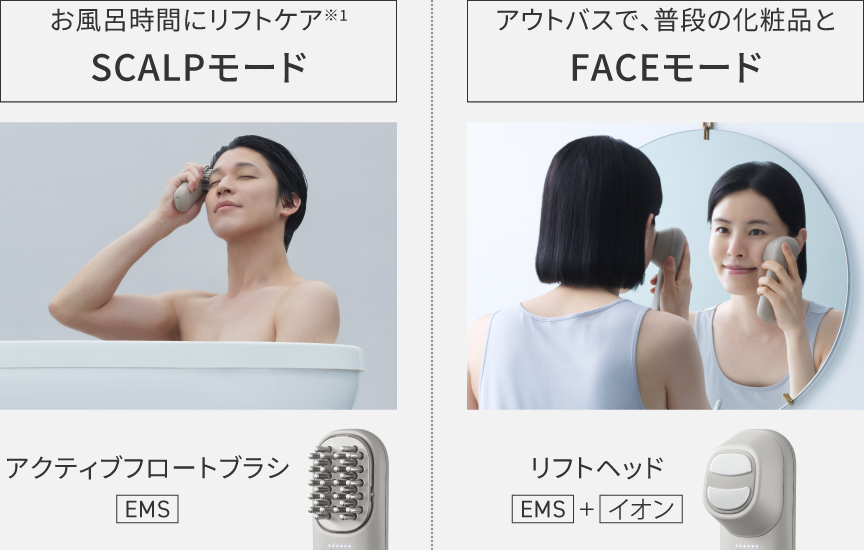 概要 リフトケア美顔器 バイタリフト ブラシ EH-SP60 | フェイスケア