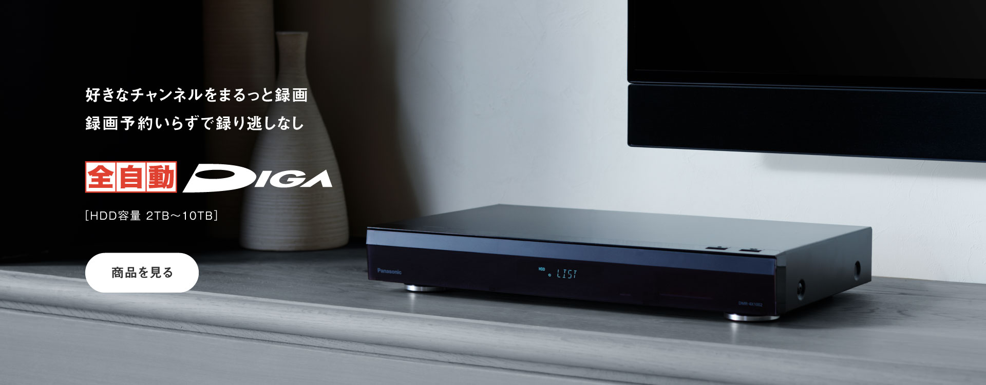 カテゴリー概要 | ブルーレイ・DVDレコーダー | Panasonic