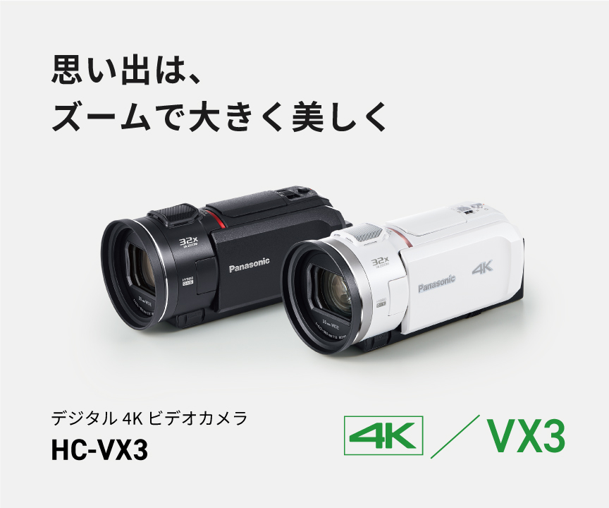 カテゴリー概要 | デジタルビデオカメラ | Panasonic