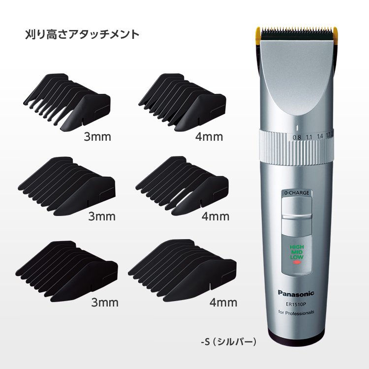 概要 プロ バリカン ER1510P | メンズグルーミング | Panasonic