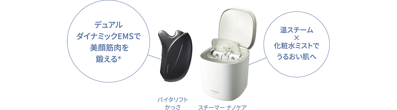 スチーマー ナノケア＆バイタリフト かっさ定額利用（サブスクリプ