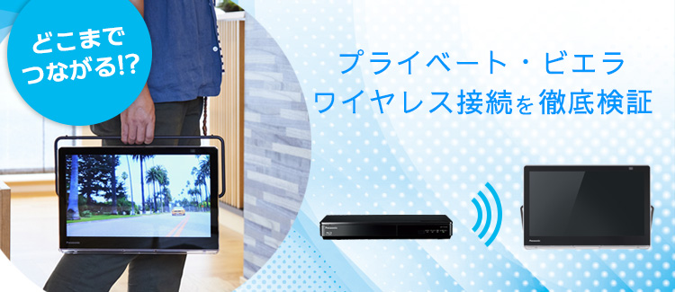 プライベート・ビエラ接続検証 | ポータブルテレビ（プライベート