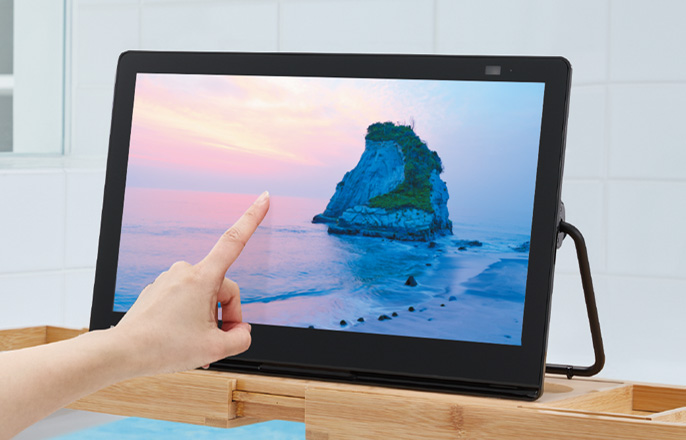 お風呂でも使える、洗える | ポータブルテレビ（プライベート・ビエラ