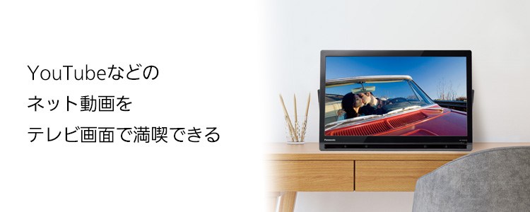 ネット動画 | ポータブルテレビ（プライベート・ビエラ） | Panasonic