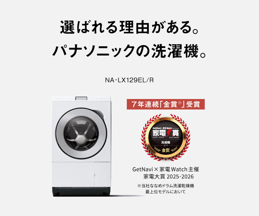 カテゴリー概要 | 洗濯機・衣類乾燥機 | Panasonic