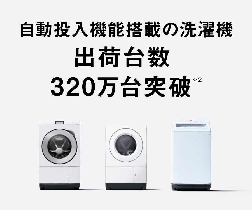 自動投入」が選ばれる理由 | 洗濯機・衣類乾燥機 | Panasonic