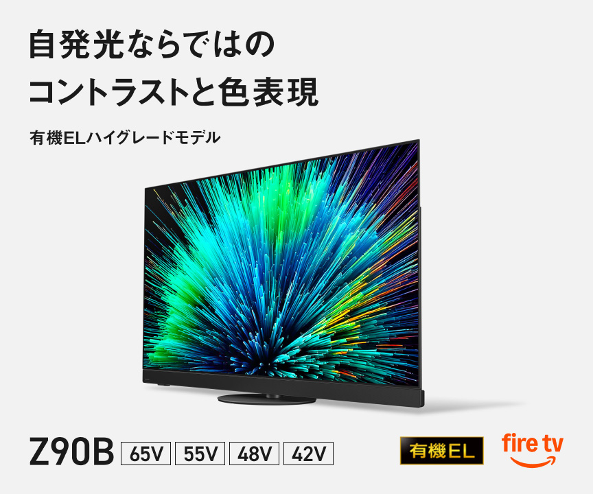 4Kダブルチューナー内蔵 有機ELテレビ Z90B | 4K液晶・有機ELテレビ