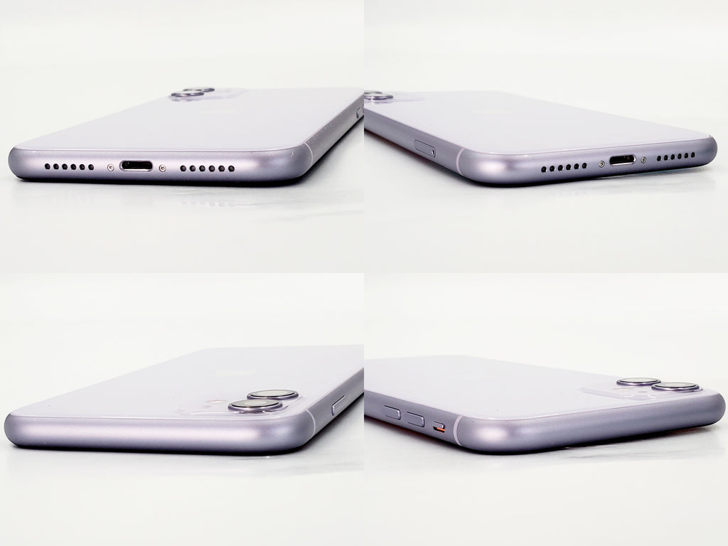 Cランク】SIMフリー iPhone11 64GB パープル MWLX2J/A A2221