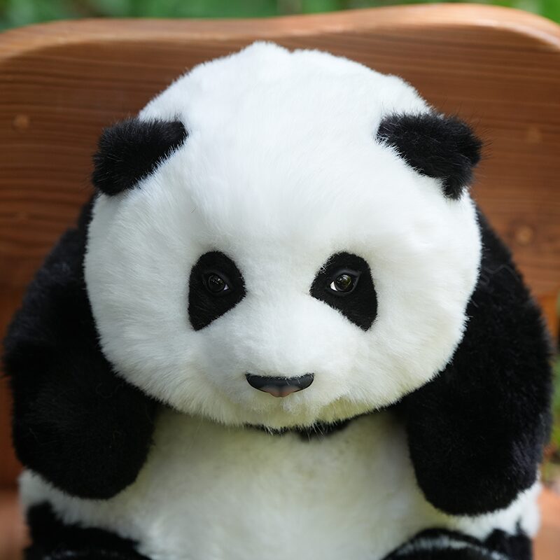 お座りリアルパンダ（ファーファーミニ） | パンダプラネット