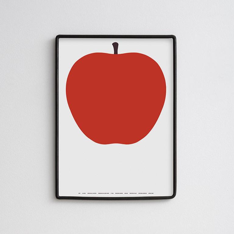 Danese Milano APPLE La Mela Screenprint by Enzo Mari