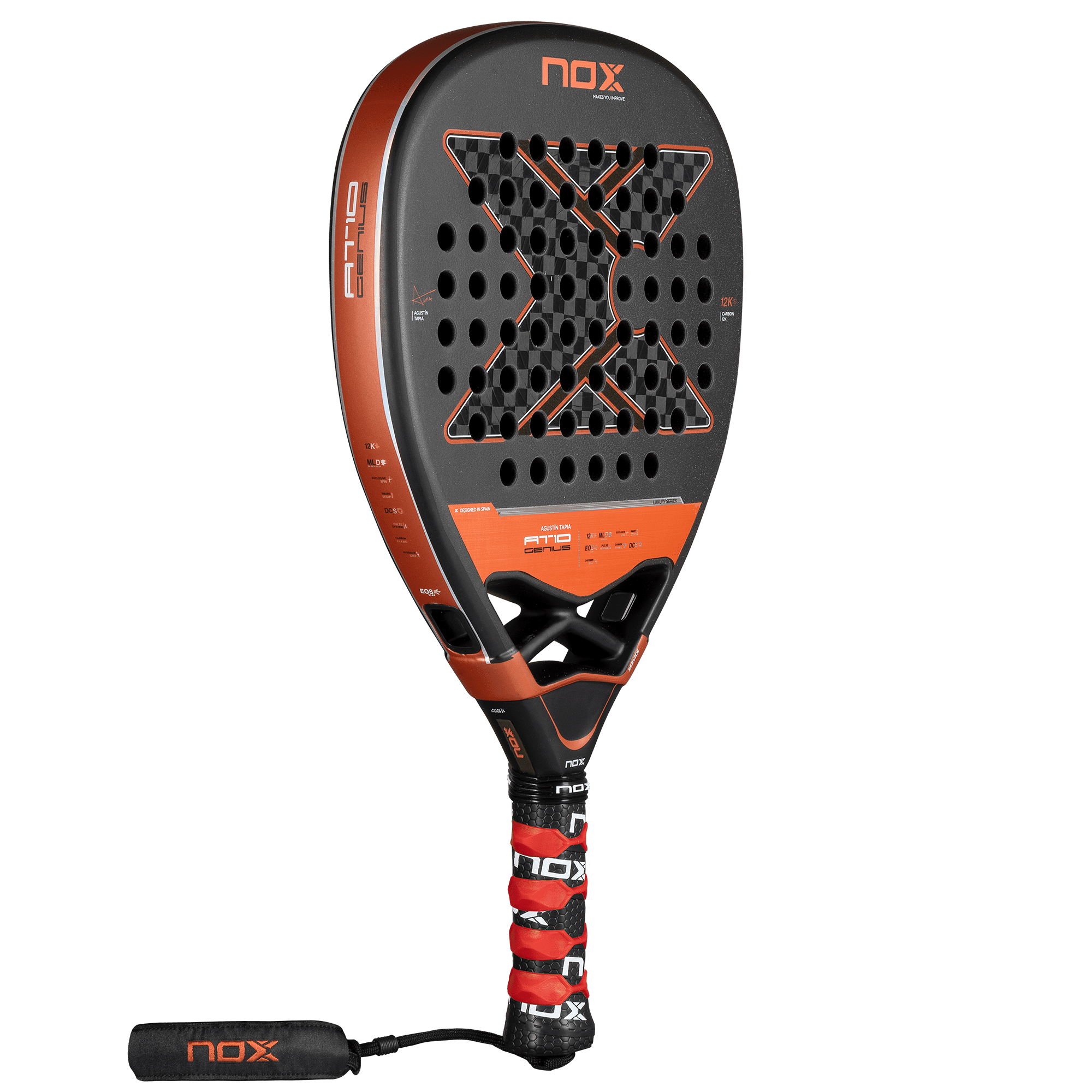 Padel racket Nox AT10 GENIUS Attack 12K 2025 – Agustin Tapia