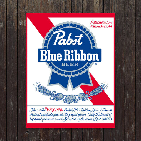 LOGO POSTER – PabstBlueRibbonJapan